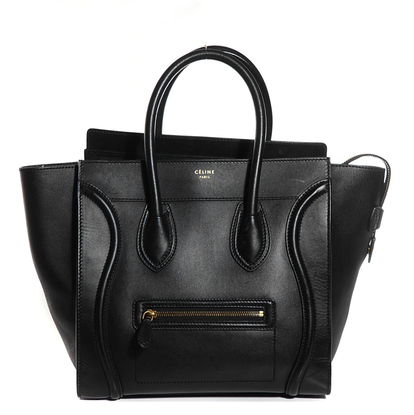 Smooth Calfskin Mini Luggage Black
