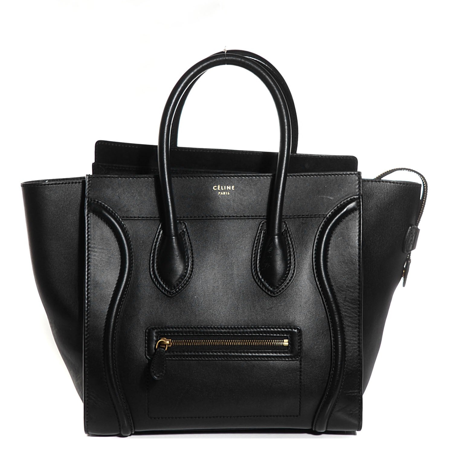 Celine Smooth Calfskin Mini Luggage Black 1 of 9