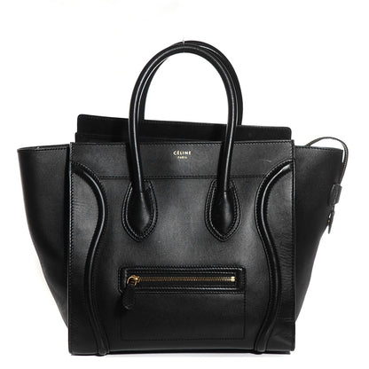Celine Smooth Calfskin Mini Luggage Black 1 of 9