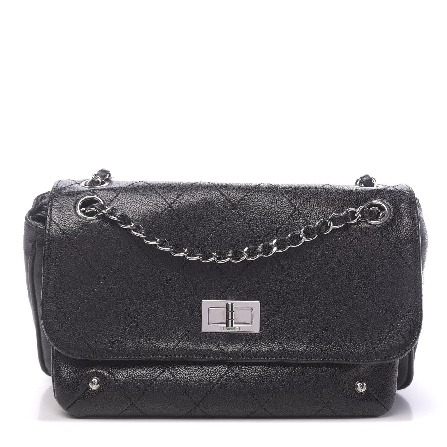 Glazed Caviar Pocket In The City Flap Black