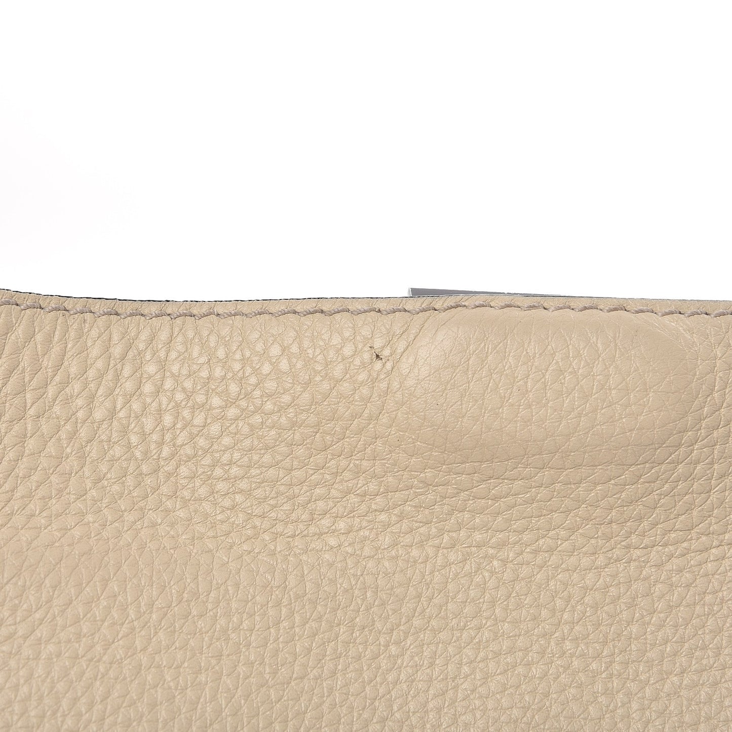 Pebbled Calfskin Small Rockstud Flip-Lock Messenger Bag Light Ivory