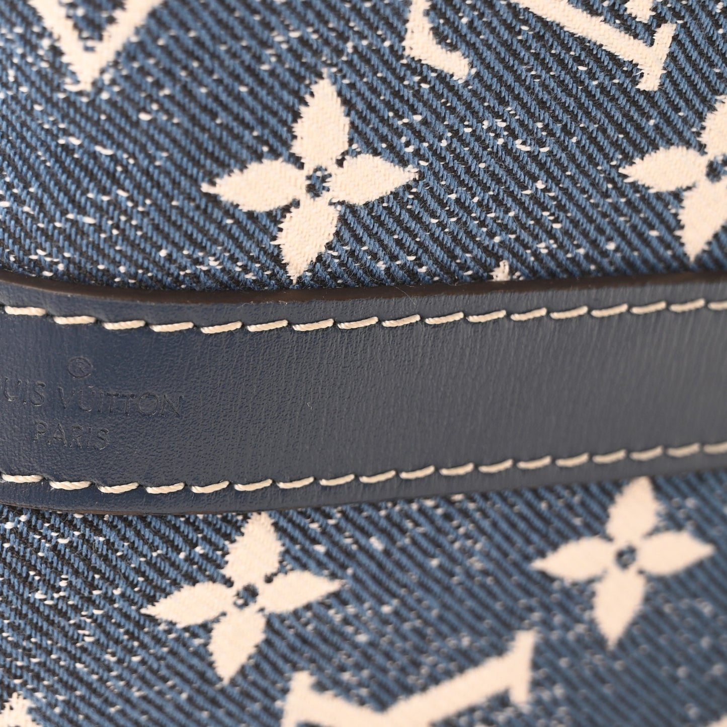 Monogram Jacquard Denim Speedy Bandouliere 25 Bleu