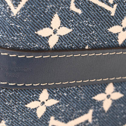 Louis Vuitton Monogram Jacquard Denim Speedy Bandouliere 25 Bleu 6 of 10