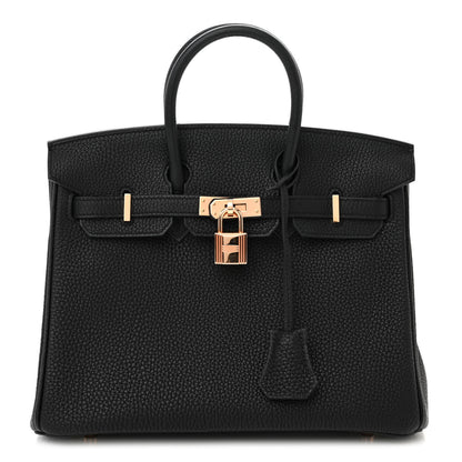 Hermes Togo Birkin 25 Black 1 of 11
