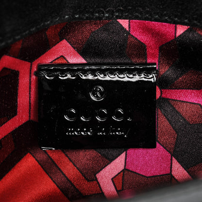 Gucci Patent Romy Clutch Black 6 of 7