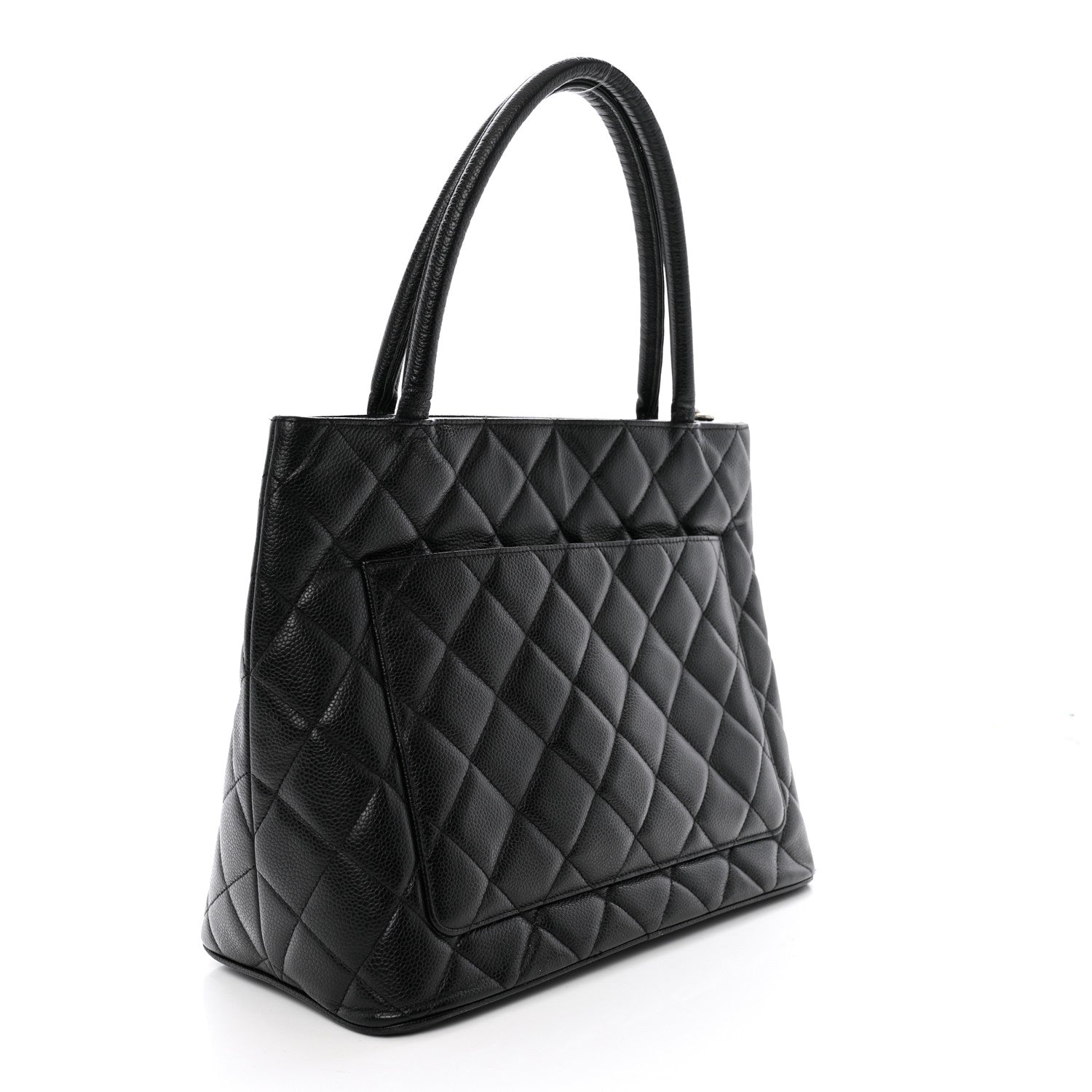 Chanel Caviar Quilted Medallion Tote Black 3 of 10
