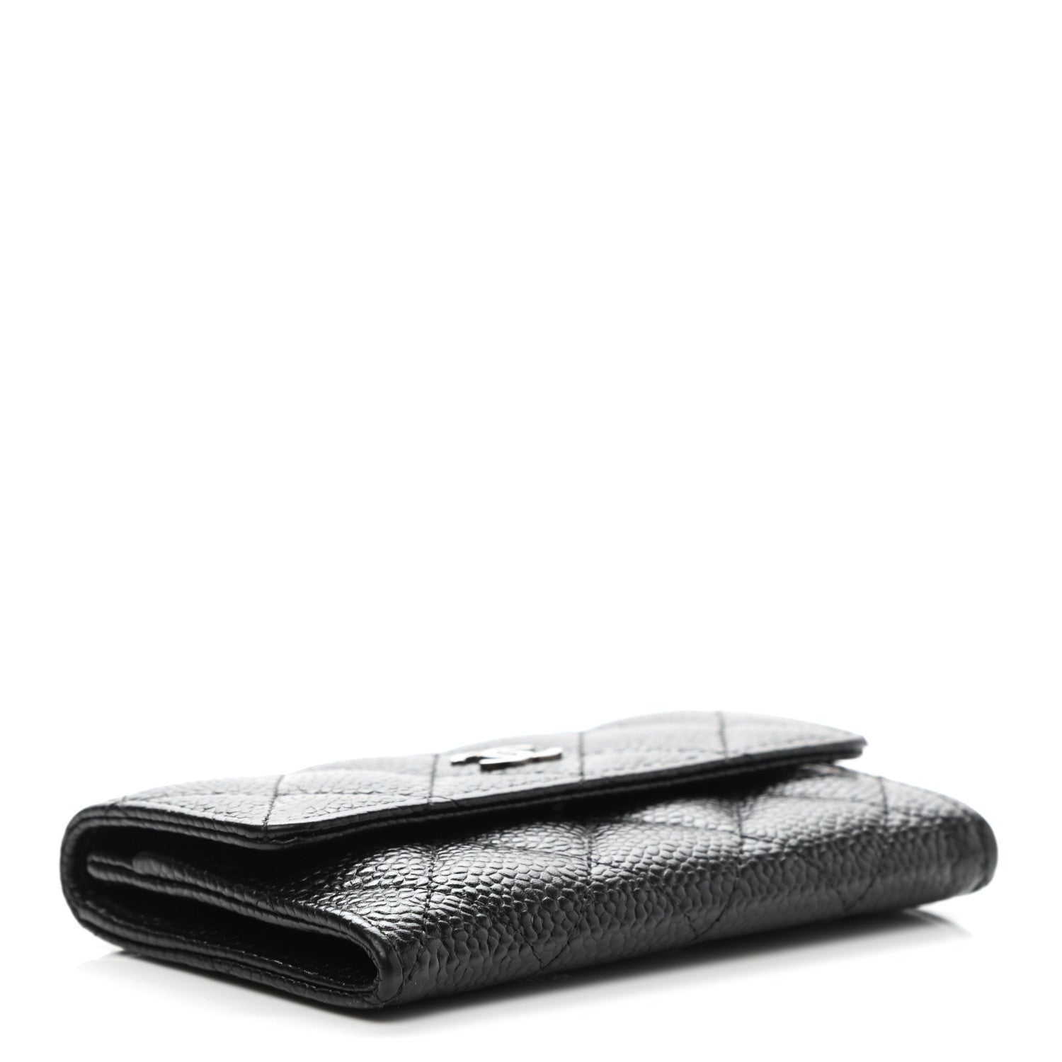 Chanel Caviar Quilted Flap Card Holder Black 3 of 8