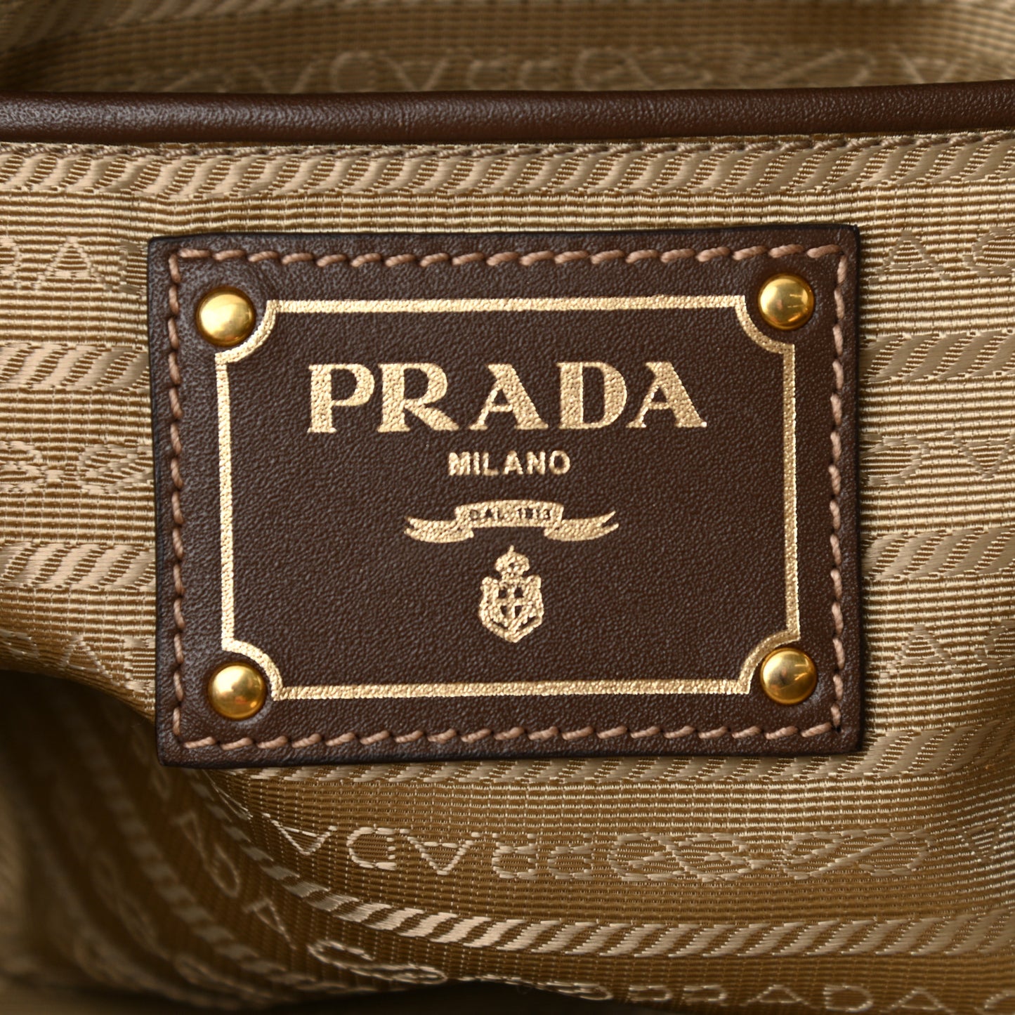 Jacquard Logo Tote Corda Bruciato