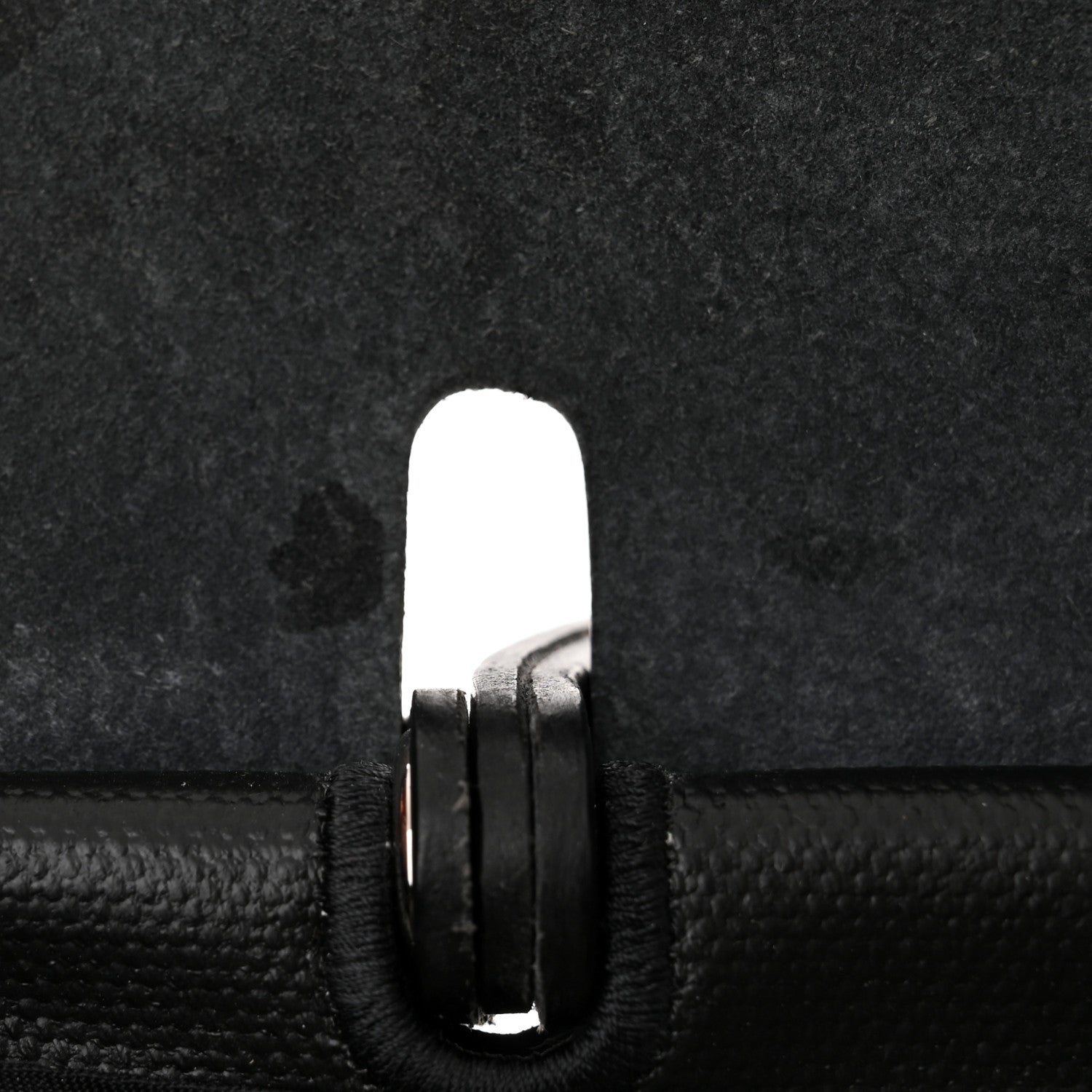 Hermes Toile H Berline Vache Hunter Herbag Zip PM 31 Black Ecru 13 of 15