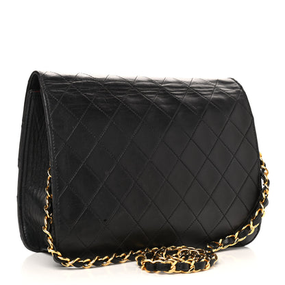 Chanel Lambskin Quilted Single Flap Black 2 of 11