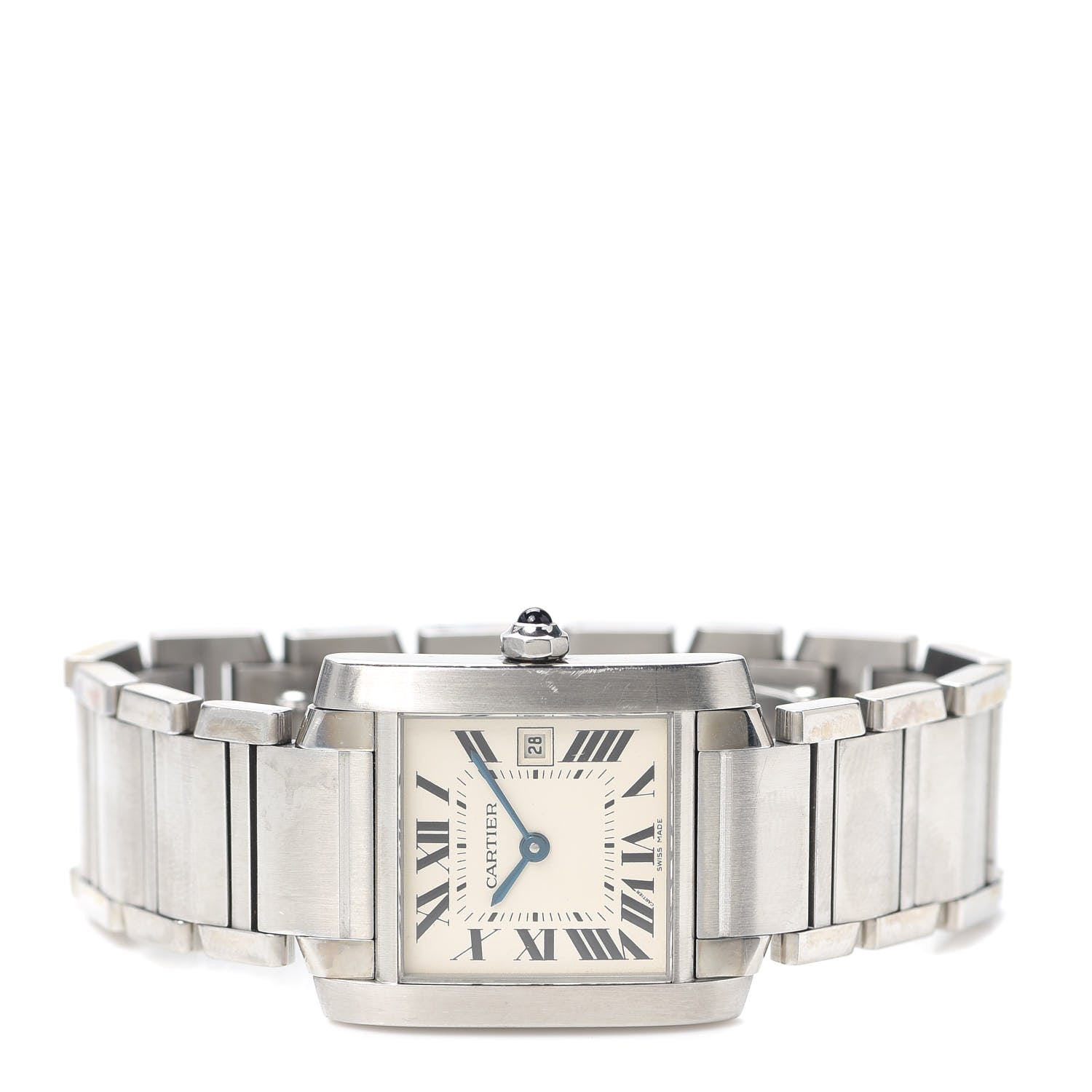 Cartier Stainless Steel 25mm Tank Francaise Quartz Watch 2 of 6