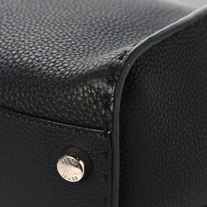 Fendi Cuoio Romano Selleria Vitello Zeus Large Mens Peekaboo Iconic Essential Satchel Black Rosso 11 of 13