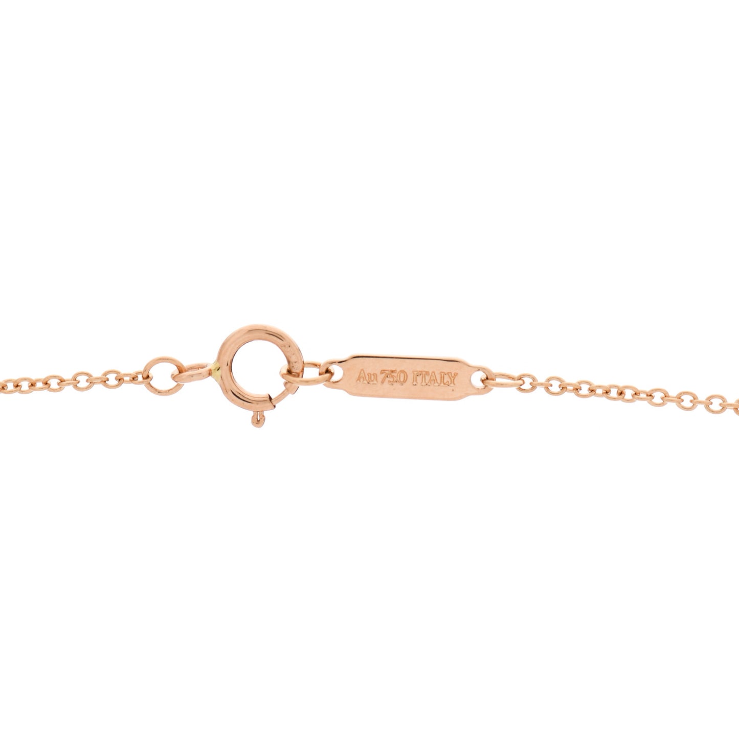 18K Rose Gold Diamond Small Atlas Open Pave Pendant Necklace