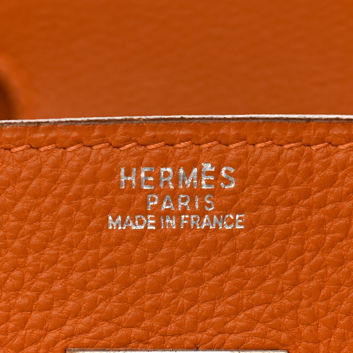 Hermes Togo Birkin 30 Orange 6 of 15