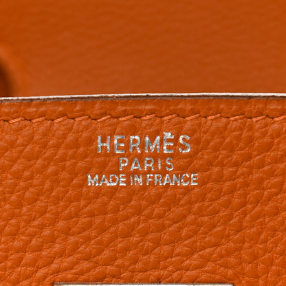 Hermes Togo Birkin 30 Orange 6 of 15