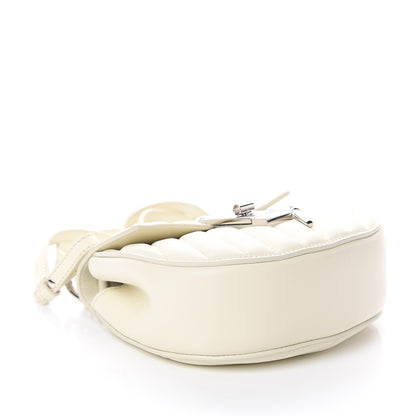 Chloe Calfskin Quilted Mini Drew Bijou Shoulder Bag Natural White 3 of 7