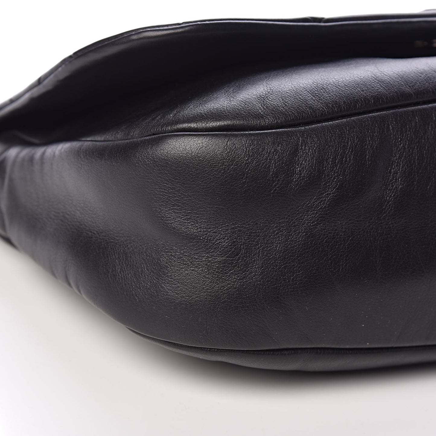 Lambskin Quilted Flap Bag Black
