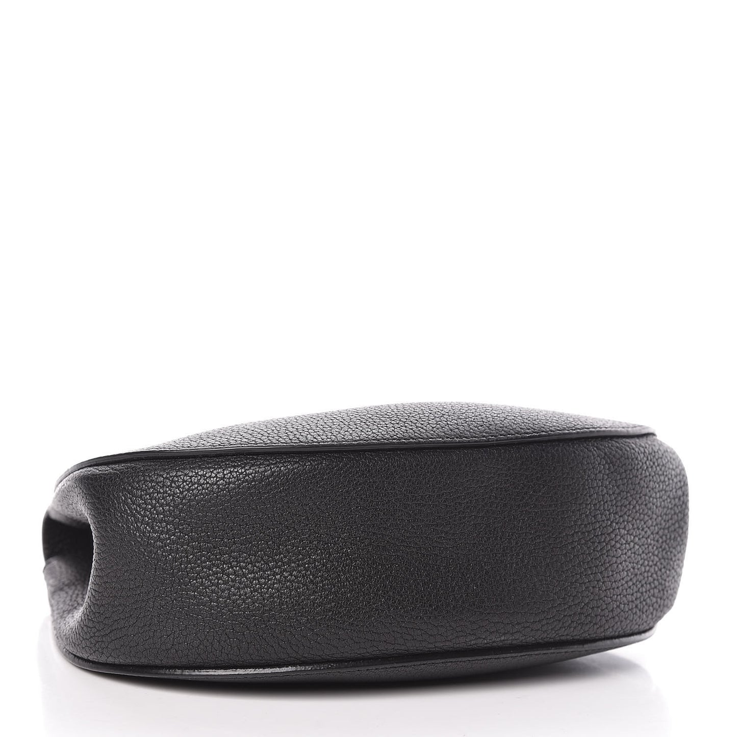 Grained Lambskin Drew Shoulder Bag Black