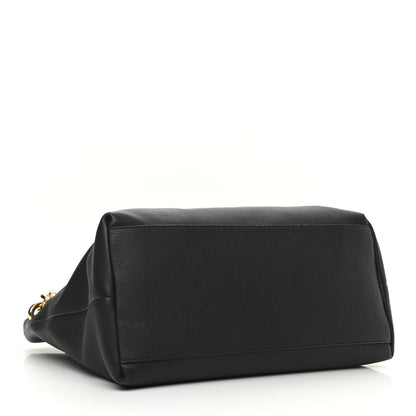 Bottega Veneta Grained Calfskin Saint Germain Tote Black 4 of 8