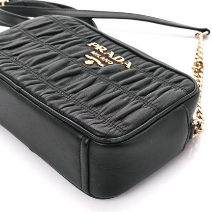 Prada Nappa Gaufre Camera Bag Black 11 of 13