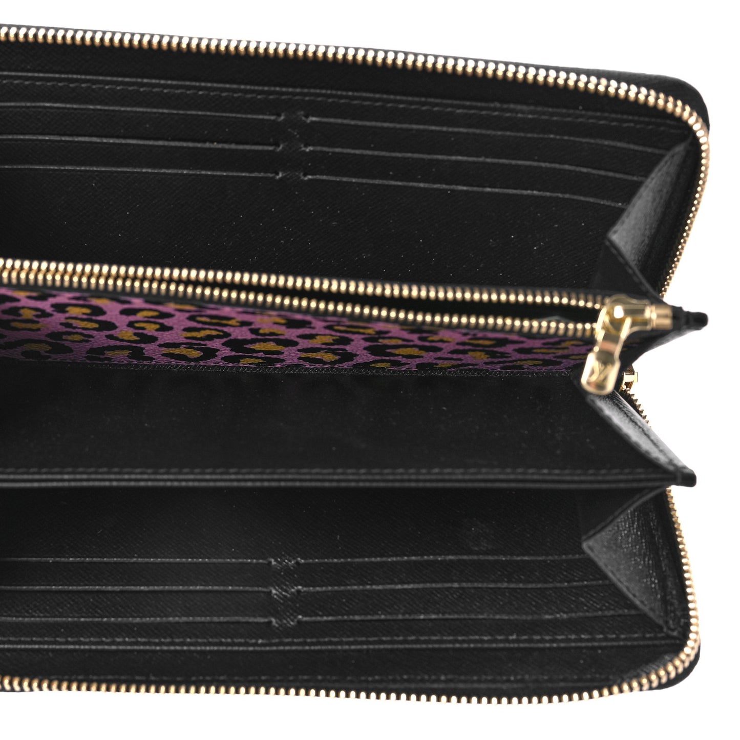 Monogram Giant Wild At Heart Zippy Wallet Black
