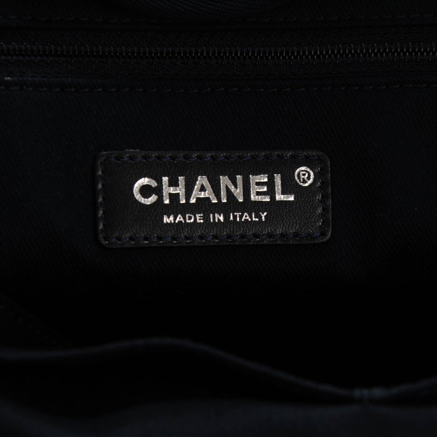 Canvas Large Deauville Tote Dark Blue