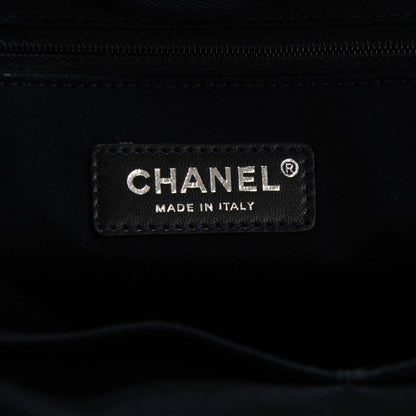 Chanel Canvas Large Deauville Tote Dark Blue 6 of 7