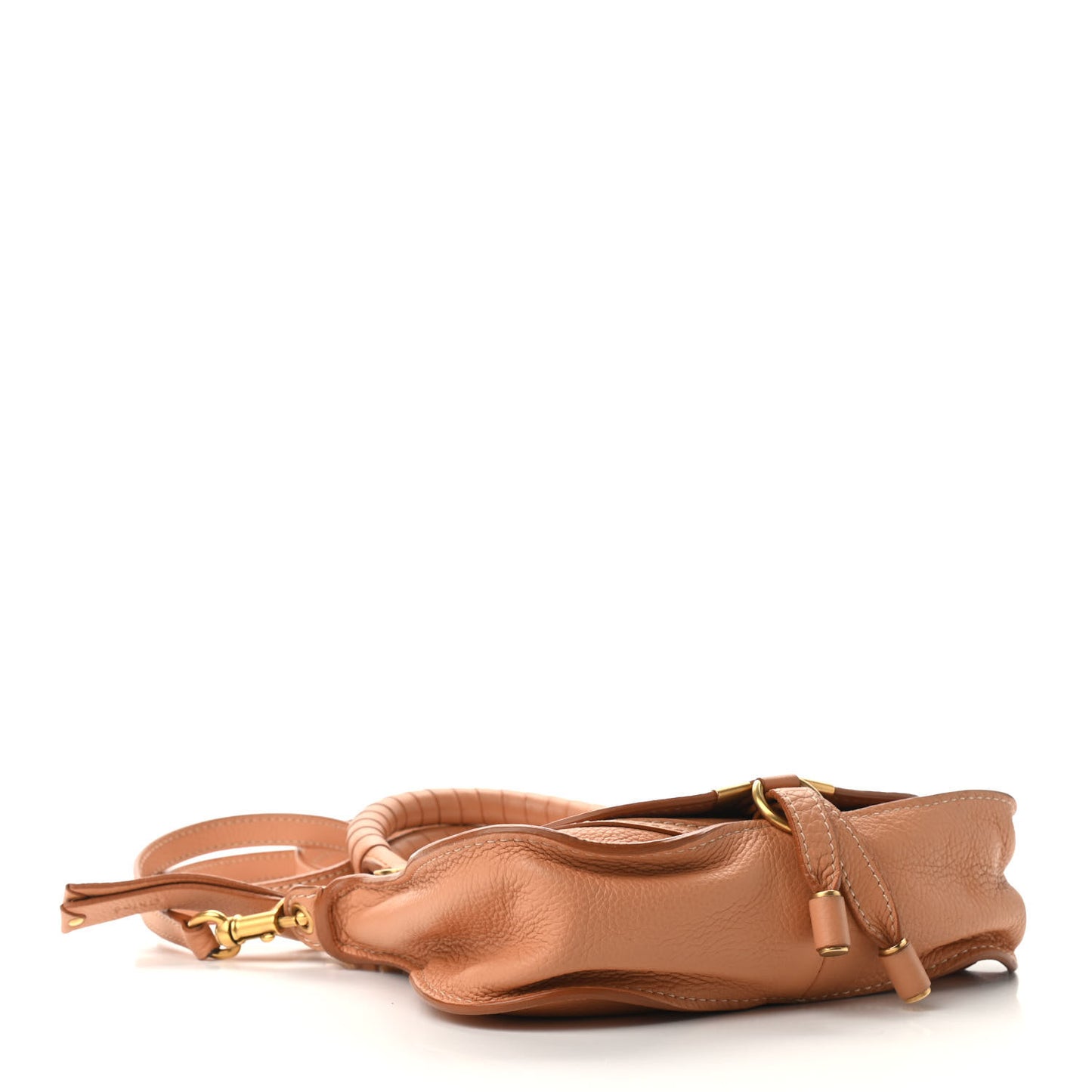 Calfskin Mini Marcie Satchel Peach Pink