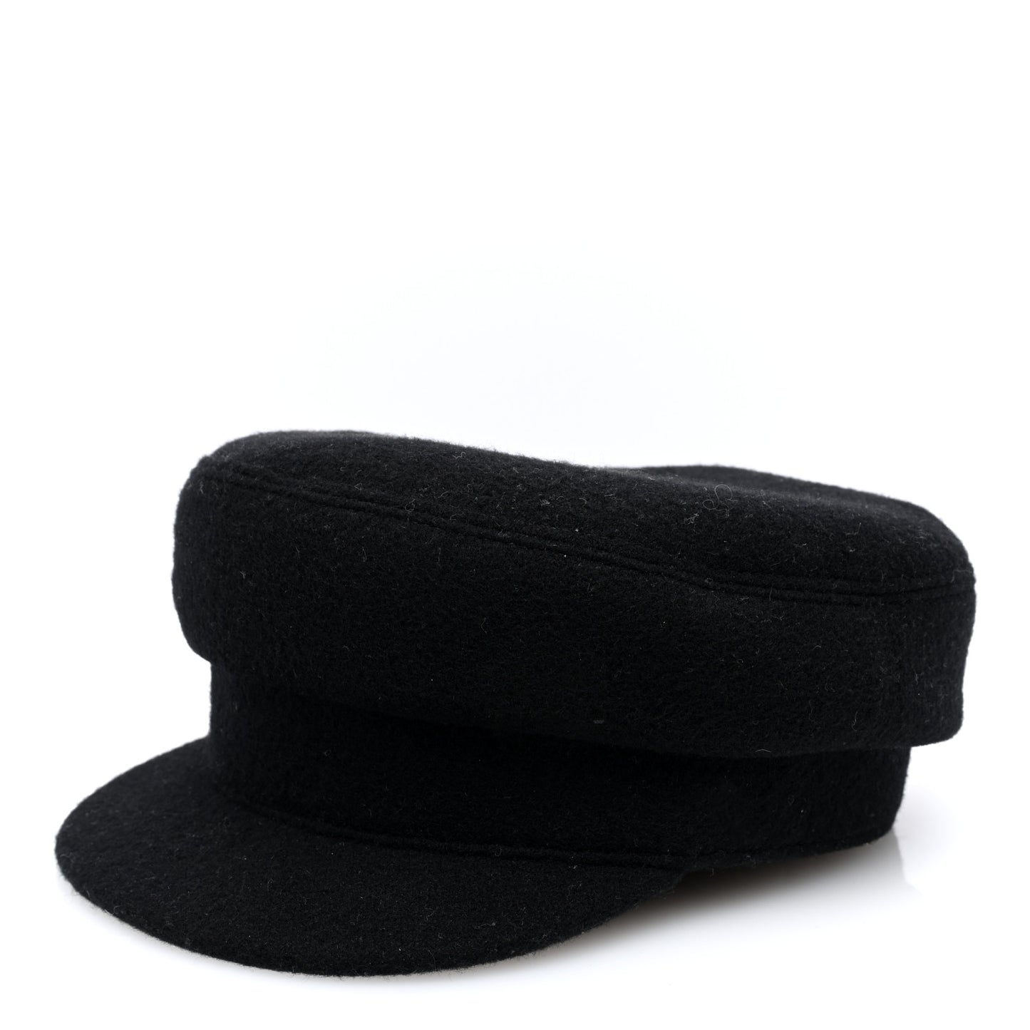 Wool Cashmere Womens Casquette Giulietta Cabourg Cliquetis Cap 56 Black