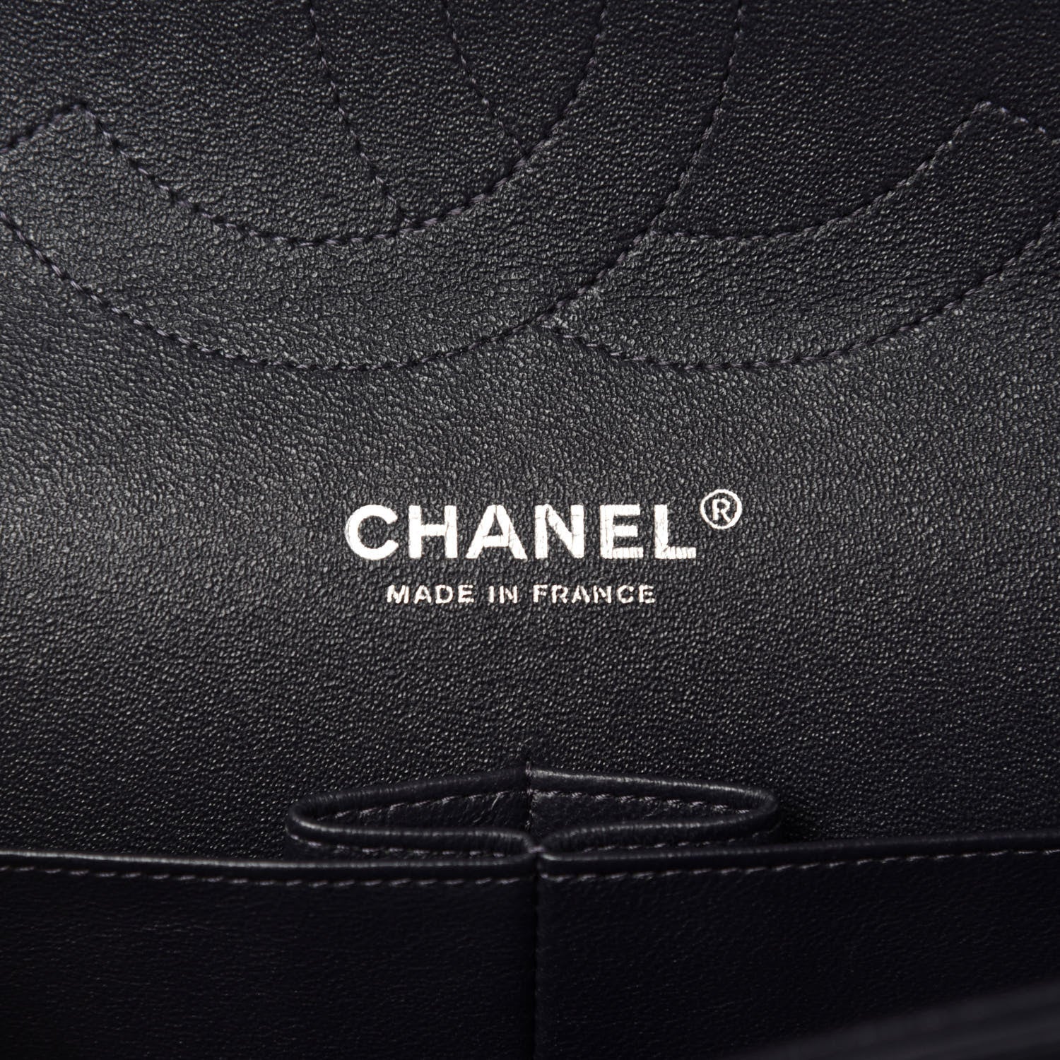 Chanel Lambskin Quilted Jumbo Double Flap Navy 10 of 12