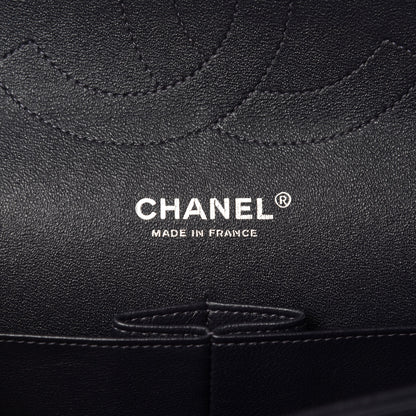 Chanel Lambskin Quilted Jumbo Double Flap Navy 10 of 12