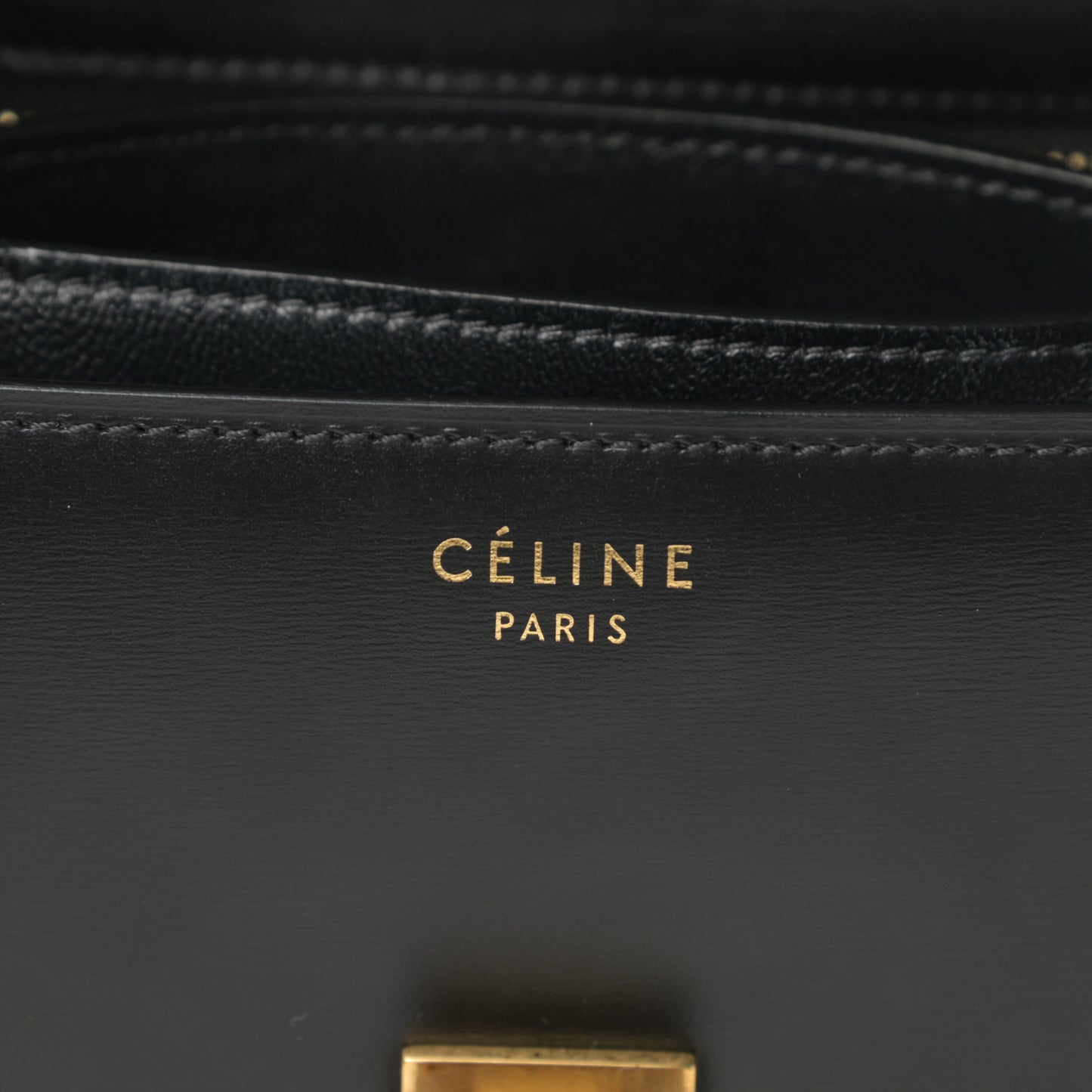 Box Calfskin Small Classic Box Flap Bag Black