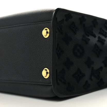Louis Vuitton Calfskin Monogram Tufting On My Side Black 9 of 9