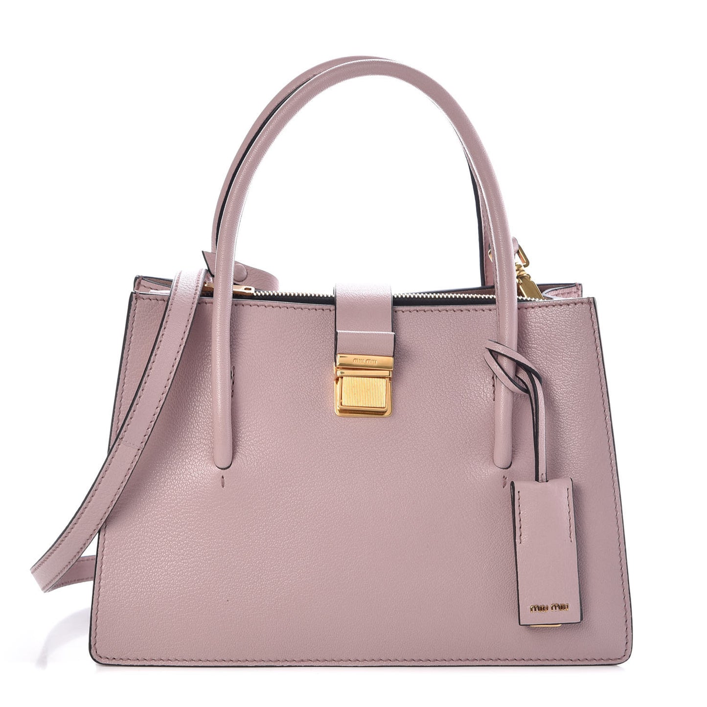 Goatskin Madras Tote Mughetto