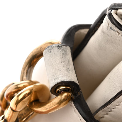 Gucci Nappa Pearl Studded Mini Queen Margaret Broadway Shoulder Bag Mystic White 14 of 16