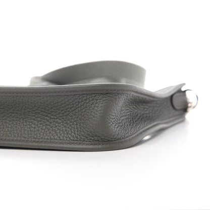 Hermes Taurillon Clemence Evelyne TPM Vert De Gris 9 of 9