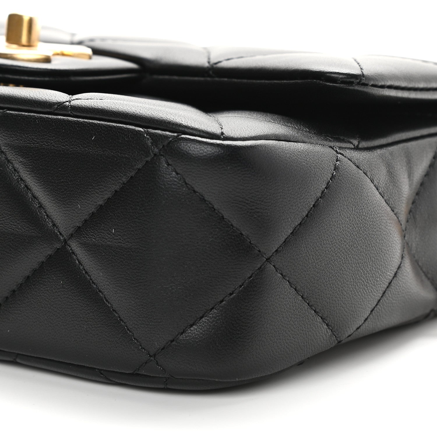 Chanel Lambskin Quilted Mini My Perfect Flap Black 9 of 9