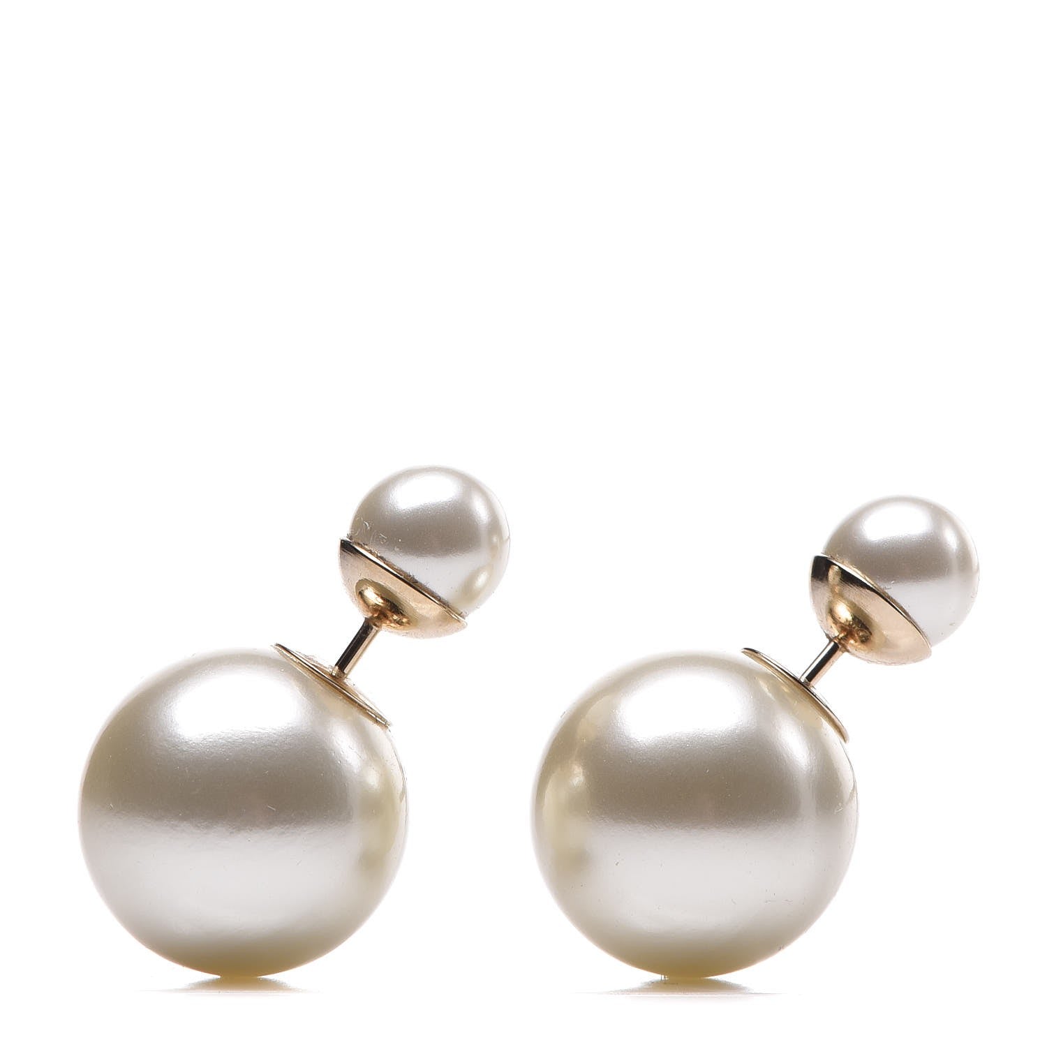 Christian Dior Pearl Mise En Dior Tribal Earrings 1 of 4