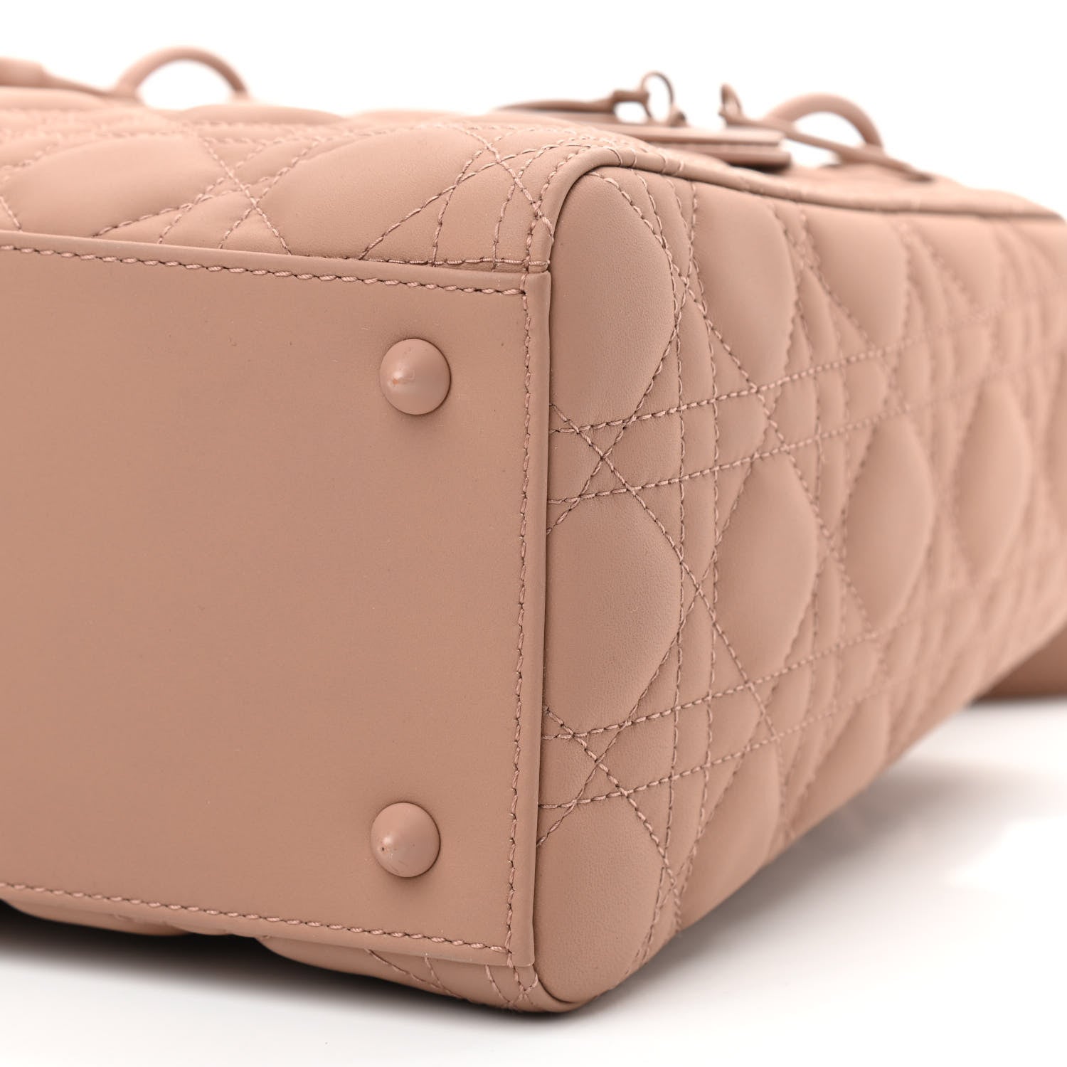 Christian Dior Ultra Matte Calfskin Cannage Medium Lady Dior Beige 10 of 11