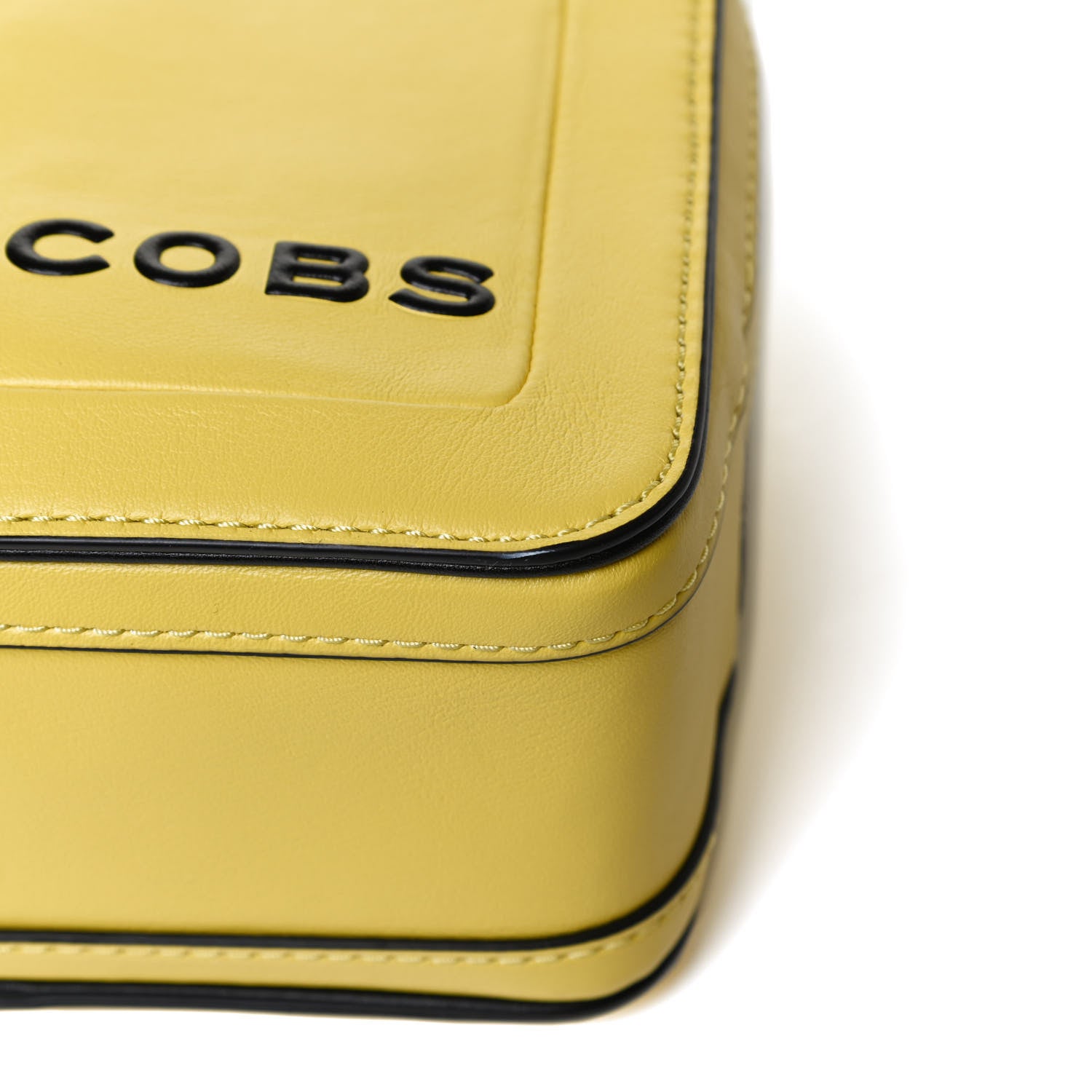 Marc Jacobs Calfskin Mini The Textured Box Bag Yellow 8 of 13