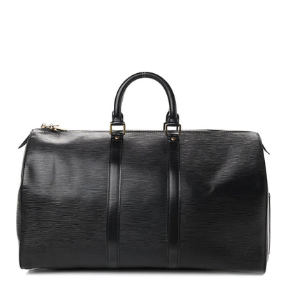 Louis Vuitton Epi Keepall 45 Black 1 of 14