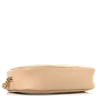 Saint Laurent Grain De Poudre Matelasse Monogram Mini Lou Camera Bag New Powder 4 of 10