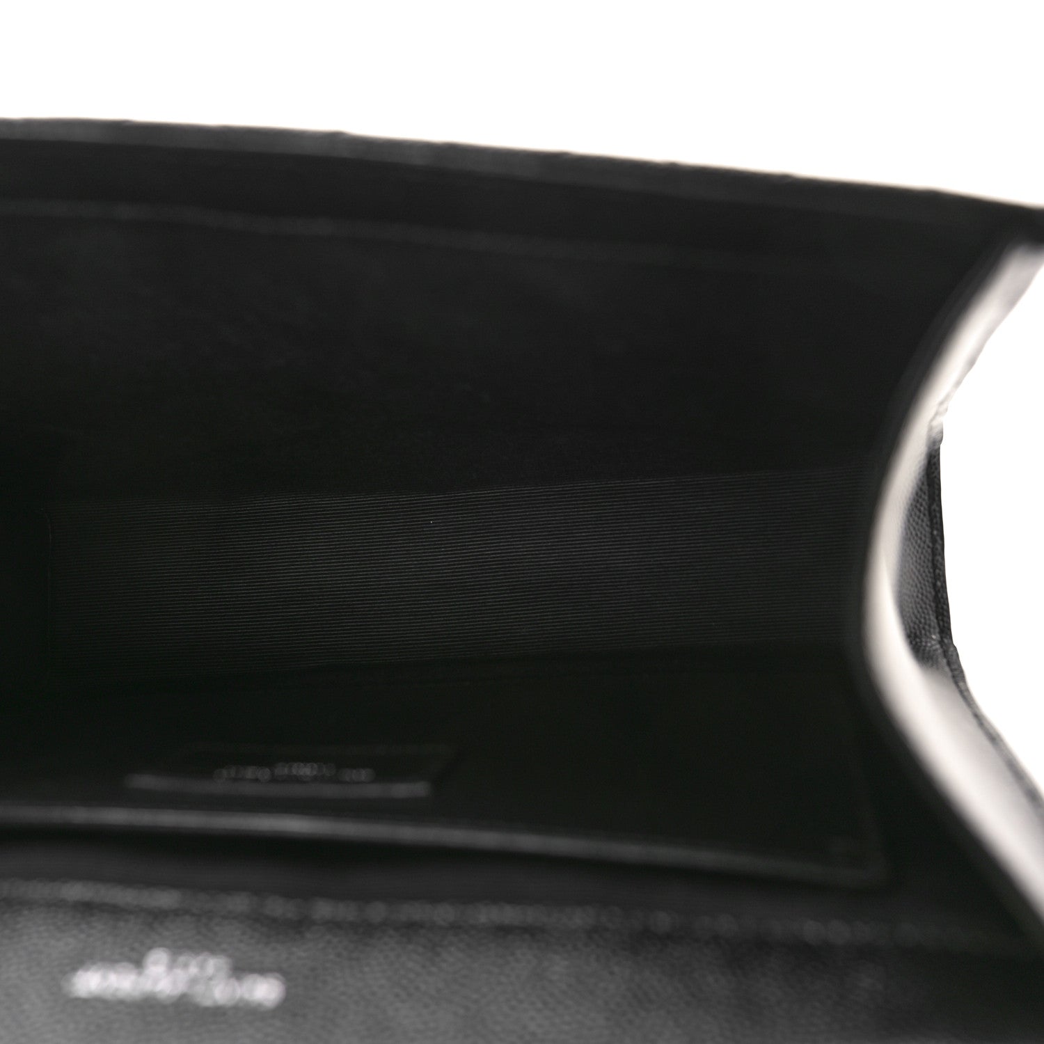 Saint Laurent Grain De Poudre Textured Mixed Matelasse Triquilt Medium Monogram Satchel Black 5 of 8