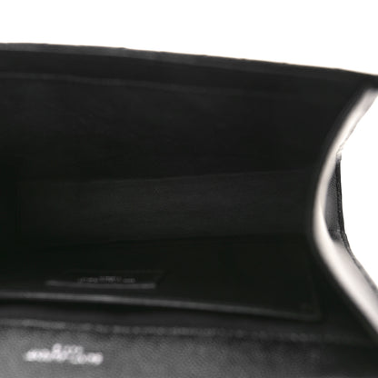 Saint Laurent Grain De Poudre Textured Mixed Matelasse Triquilt Medium Monogram Satchel Black 5 of 8