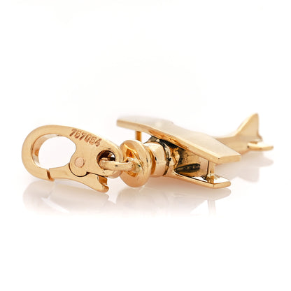 Cartier 18K Yellow Gold Airplane Charm 3 of 5