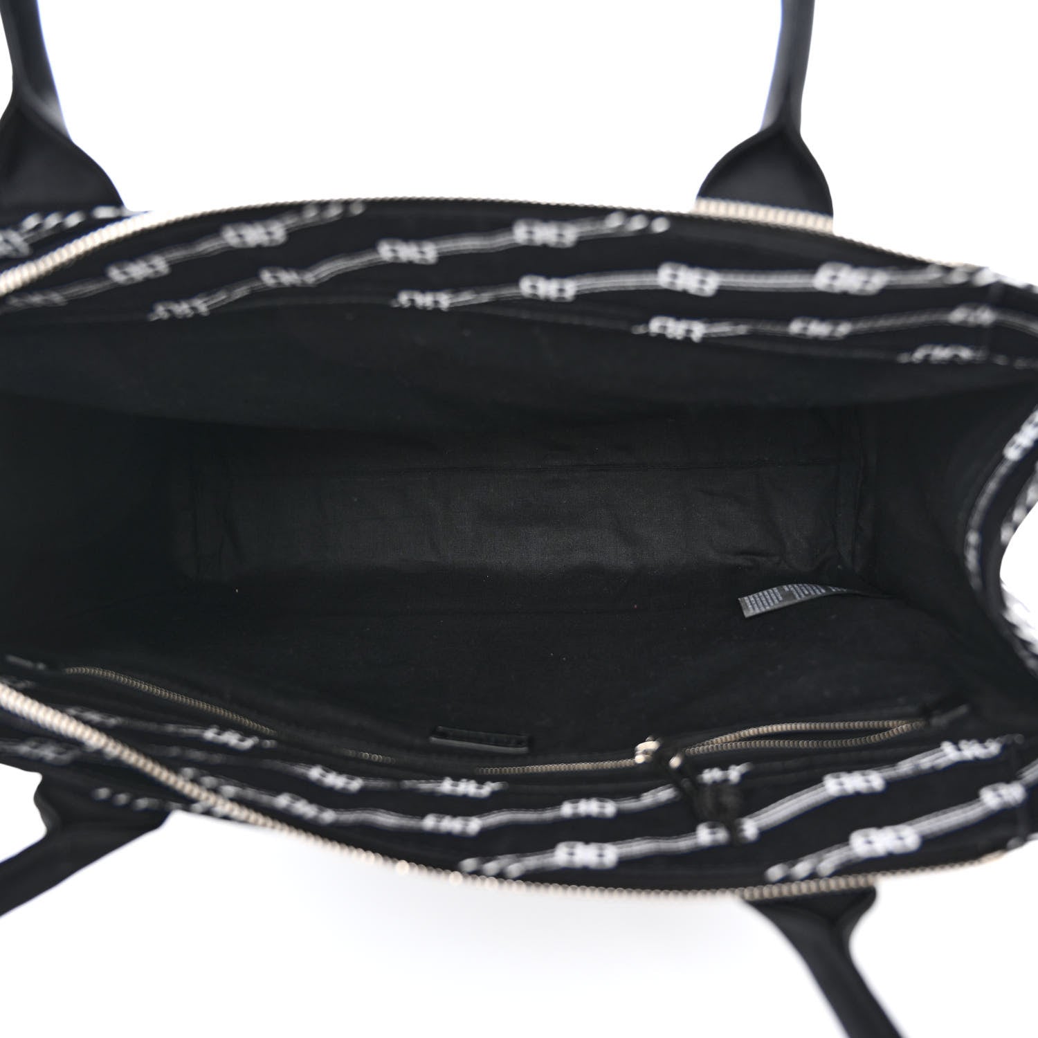 Balenciaga Canvas BB Monogram Tote Black 5 of 9