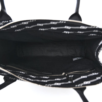 Balenciaga Canvas BB Monogram Tote Black 5 of 9