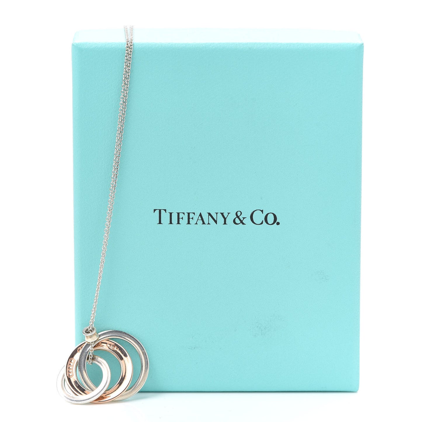 Sterling Silver Rubedo 1837 Circles Pendant Necklace
