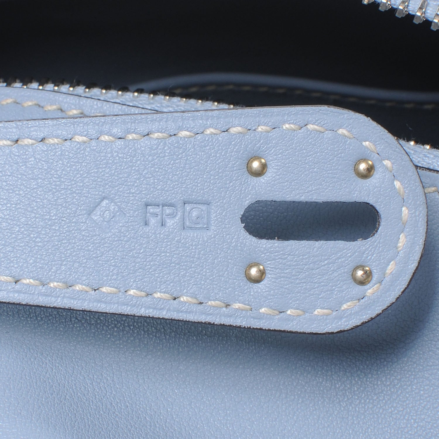 Hermes Swift Lindy 34 Bleu Lin 8 of 9