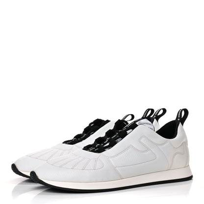 Fendi Nylon FFreedom Sneakers 39.5 White 3 of 8